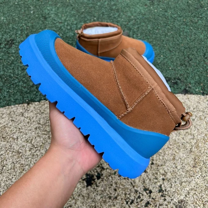 UGG CL Ultra Mini Weather Suede Warm Snow Boots Mid Top (4)