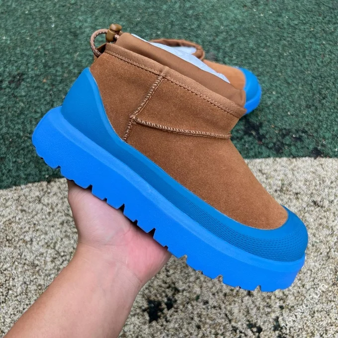 UGG CL Ultra Mini Weather Suede Warm Snow Boots Mid Top (4)