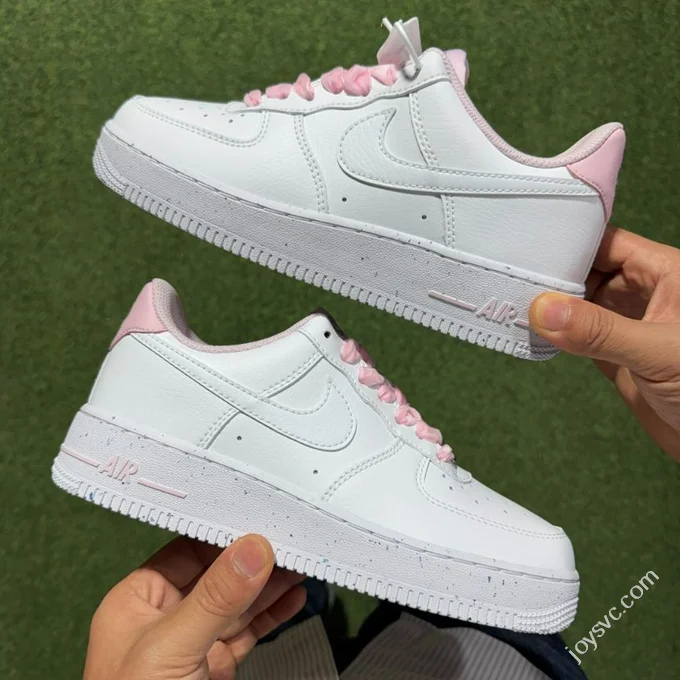 3A Pure Original Air Force 1 AF1 White Pink HV4403-601