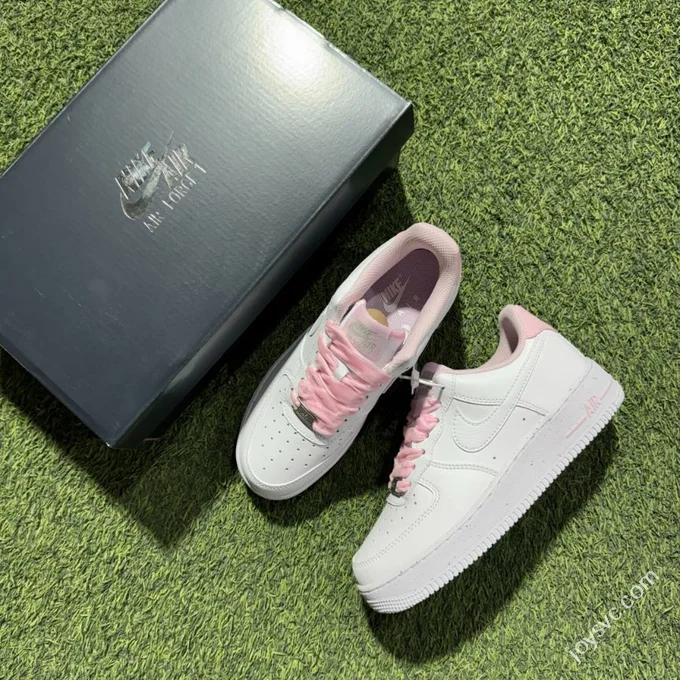 3A Pure Original Air Force 1 AF1 White Pink HV4403-601