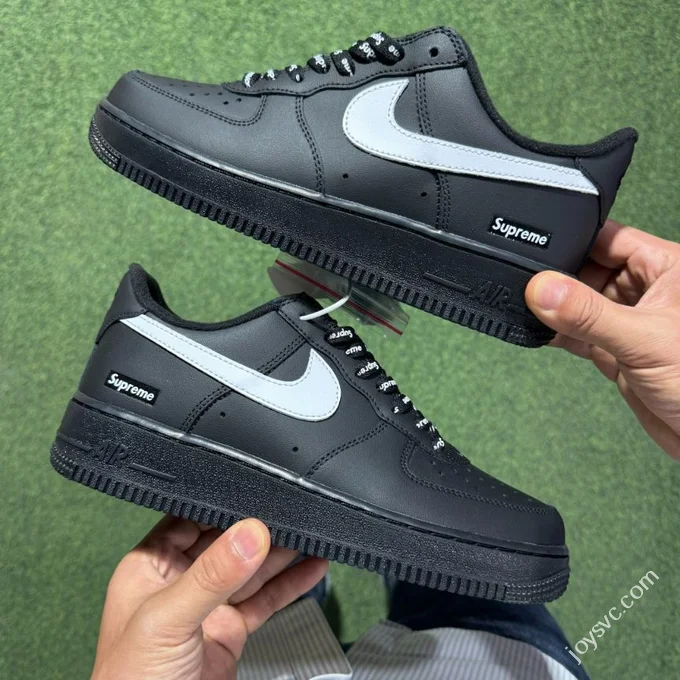 A Pure Original Air Force 1 AF1 Supreme Black CU9225-002
