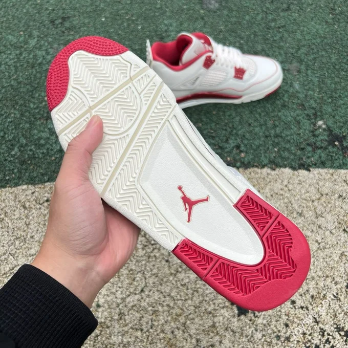 OG Pure Original AJ4 Valentine's Day White Red HV0823-108