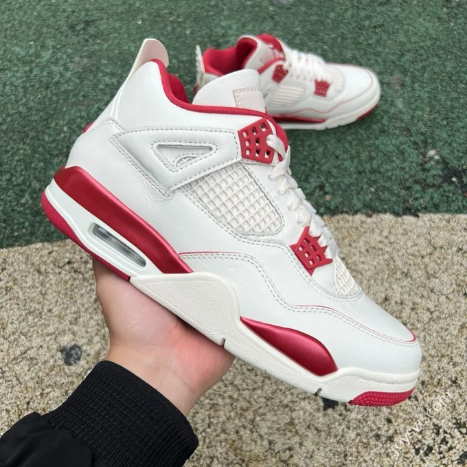 OG Pure Original AJ4 Valentine's Day White Red HV0823-108