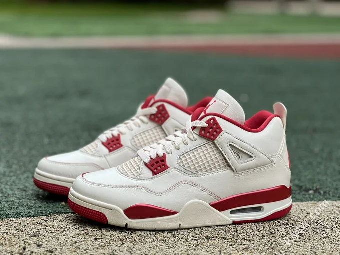 OG Pure Original AJ4 Valentine's Day White Red HV0823-108