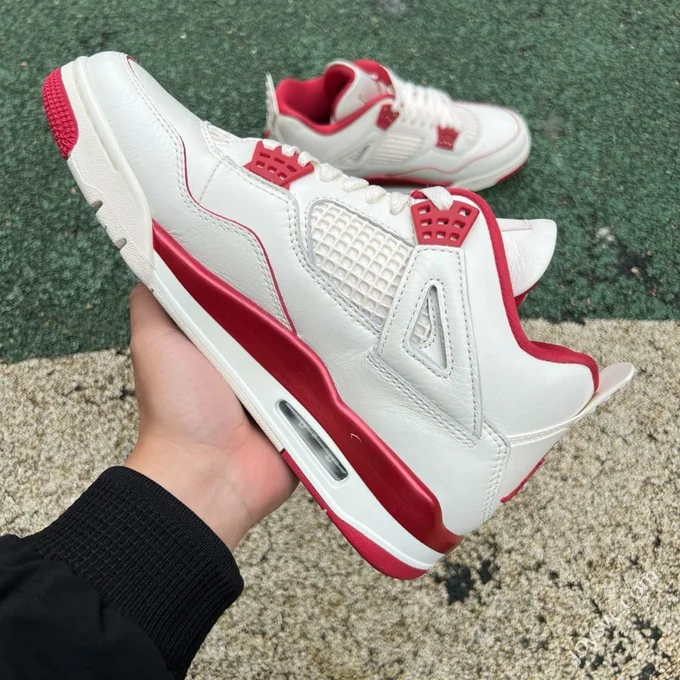 OG Pure Original AJ4 Valentine's Day White Red HV0823-108