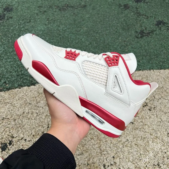OG Pure Original AJ4 Valentine's Day White Red HV0823-108