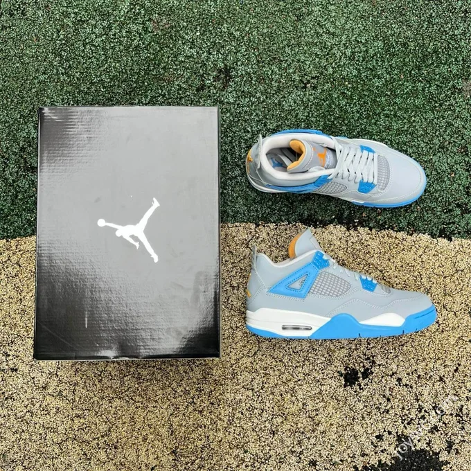 Pure Original AJ4 Grey Blue Retro 314254-041