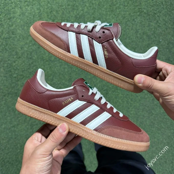 Adidas Samba Dark Wine Red Brown JR0892