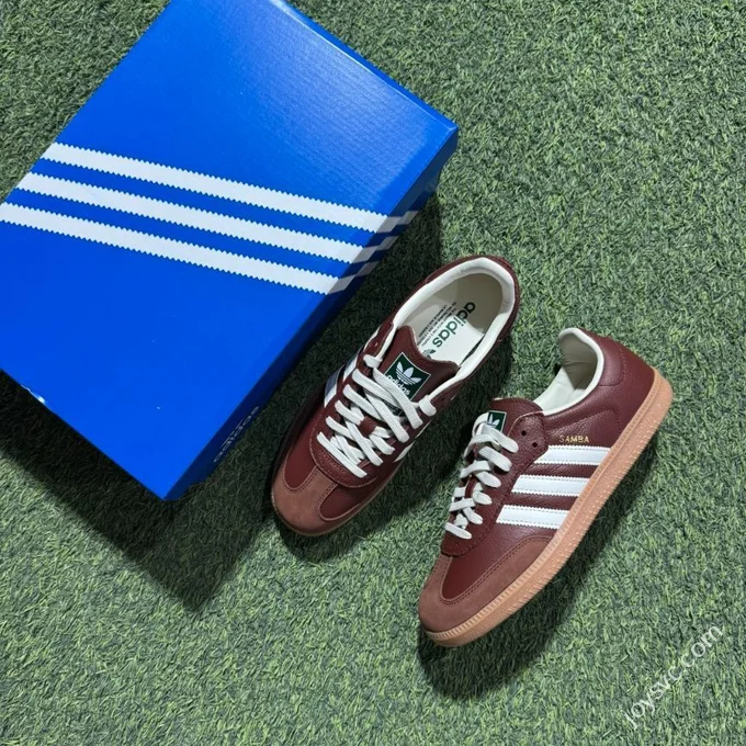 Adidas Samba Dark Wine Red Brown JR0892