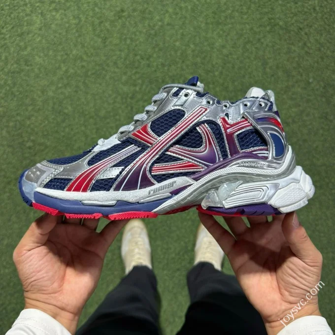 VG Balenciaga Runner 7.0 USA Blue Red Low Top