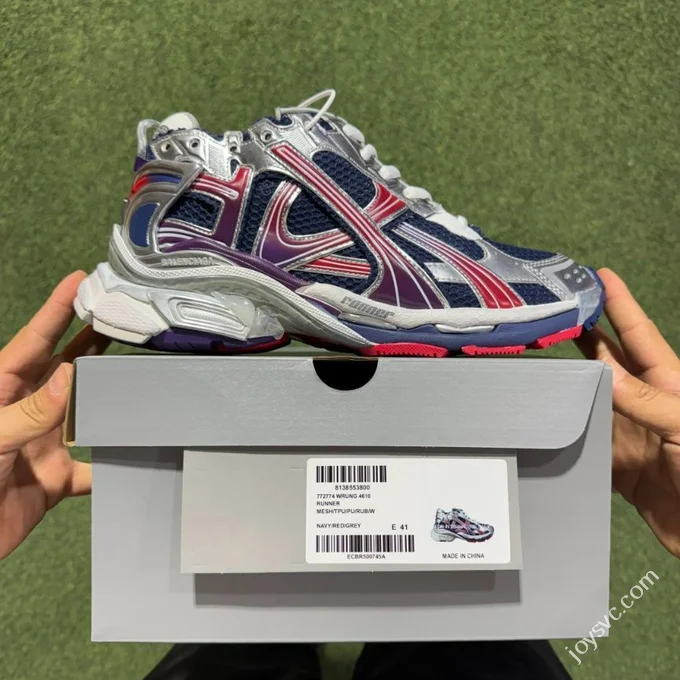 VG Balenciaga Runner 7.0 USA Blue Red Low Top