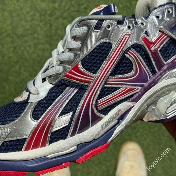 VG Balenciaga Runner 7.0 USA Blue Red Low Top