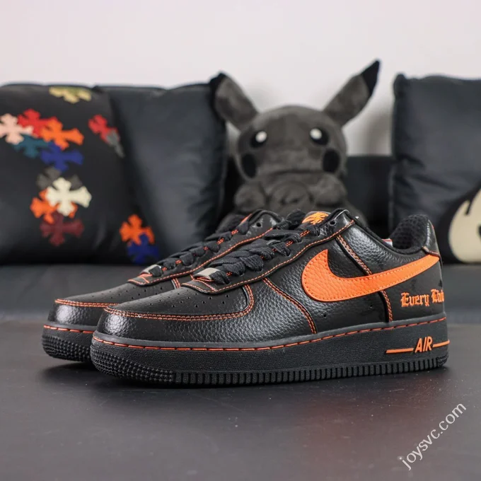 VLONE x Nike Air Force 1 Black Orange AA5360-001