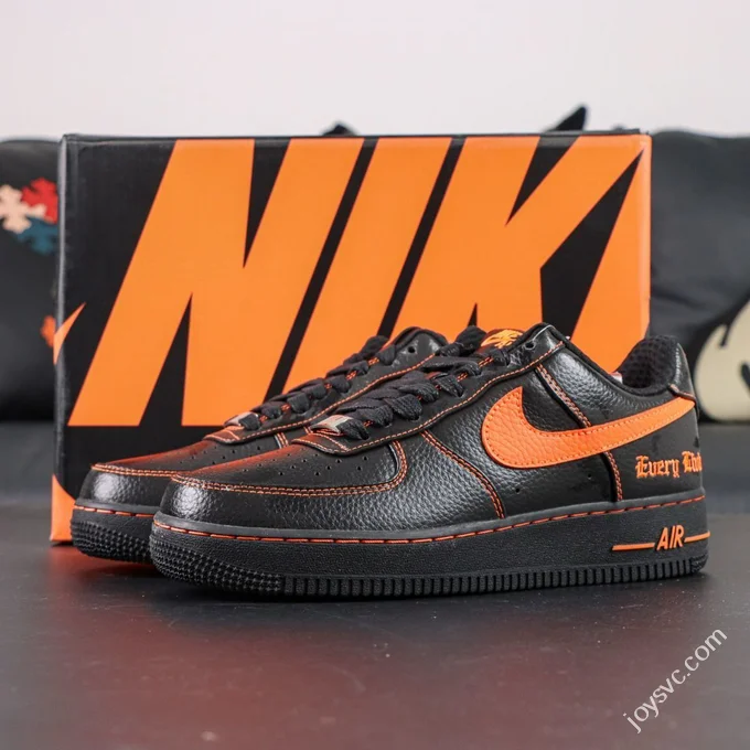 VLONE x Nike Air Force 1 Black Orange AA5360-001