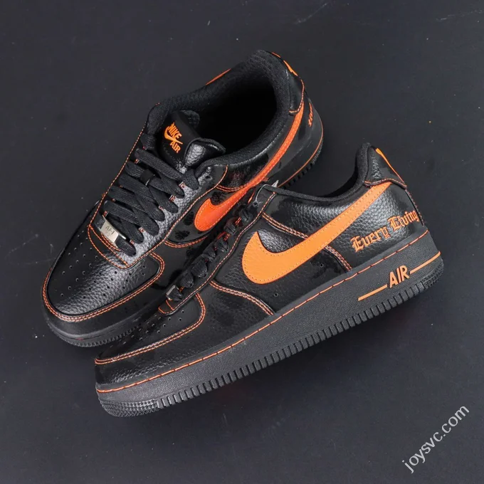VLONE x Nike Air Force 1 Black Orange AA5360-001