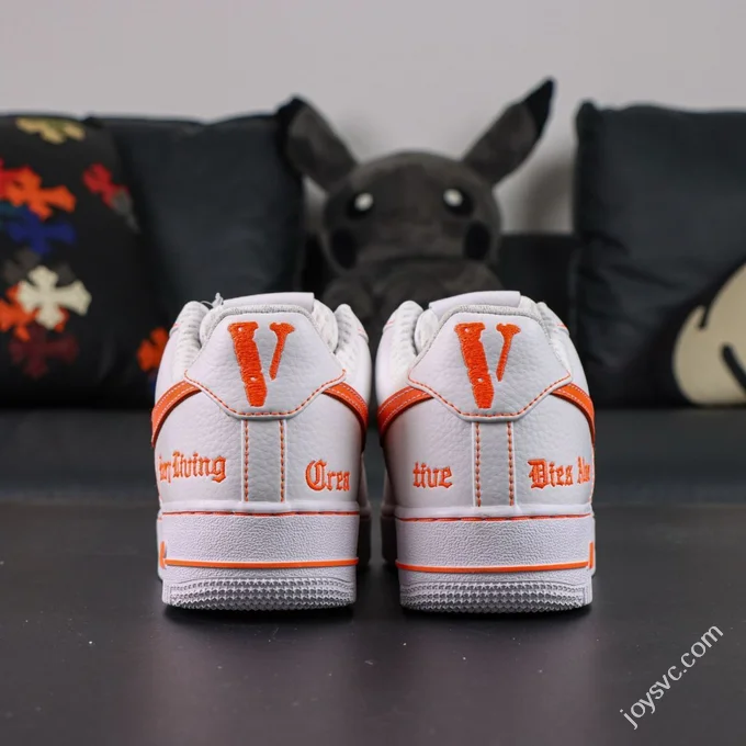 VLONE x Nike Air Force 1 White Orange AA5360-100