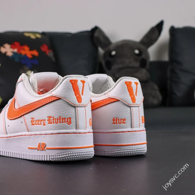 VLONE x Nike Air Force 1 White Orange AA5360-100