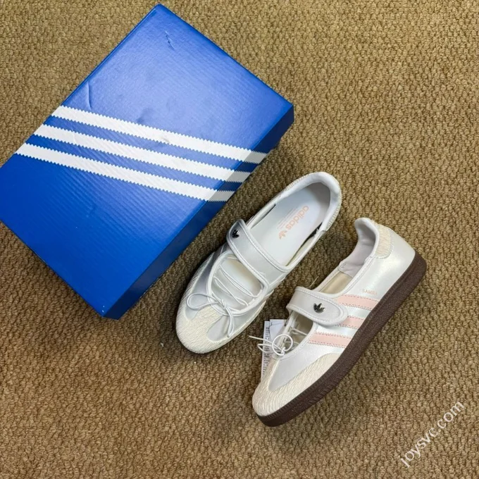 Adidas Samba Mary Jane White Pink Dance JR4482