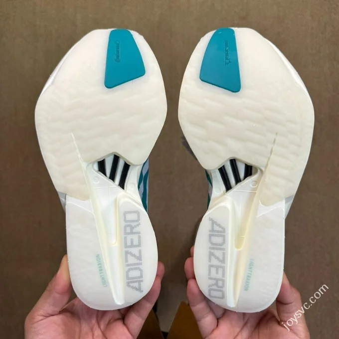 Pure Original Carbon Plate Adidas Adizero Adios Pro 4 White Green JR1267