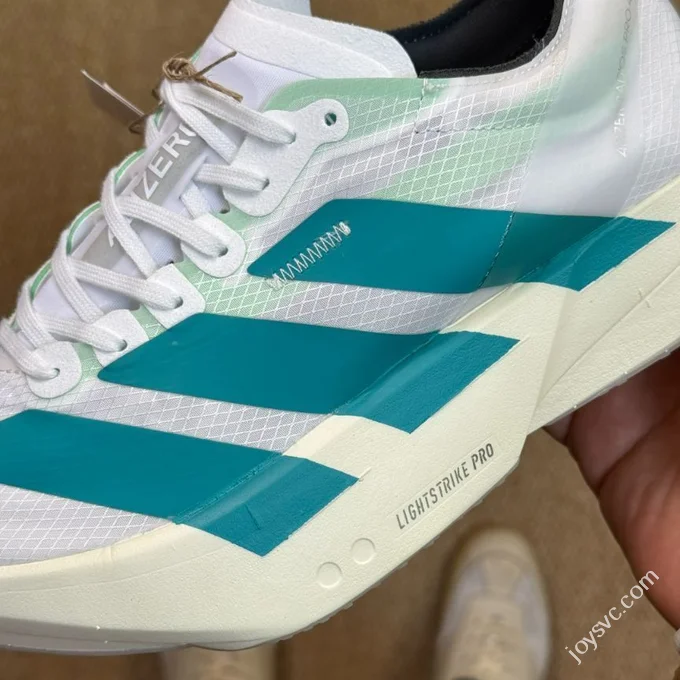 Pure Original Carbon Plate Adidas Adizero Adios Pro 4 White Green JR1267