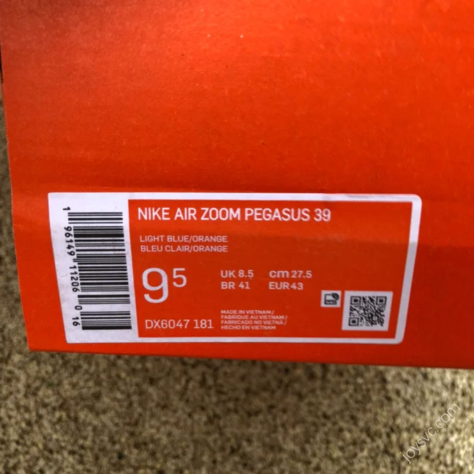 Nike Air Zoom Pegasus 39 Blue Orange White DX6047-181