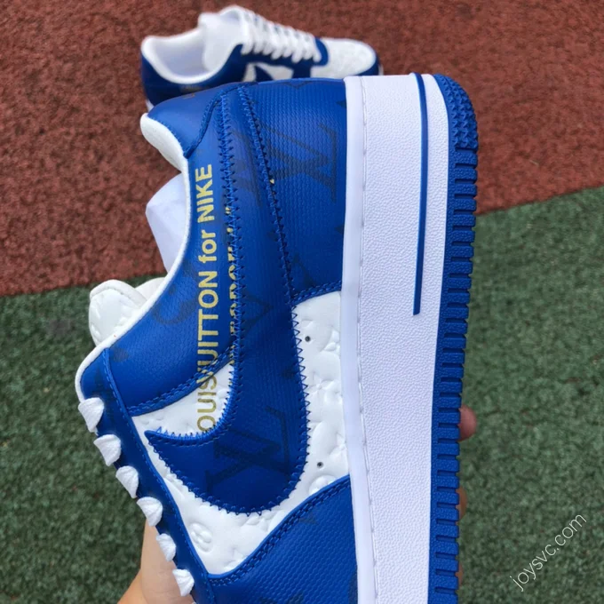 Louis Vuitton x Nike Air Force 1 Blue White