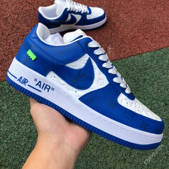 Louis Vuitton x Nike Air Force 1 Blue White