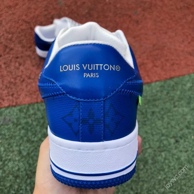 Louis Vuitton x Nike Air Force 1 Blue White