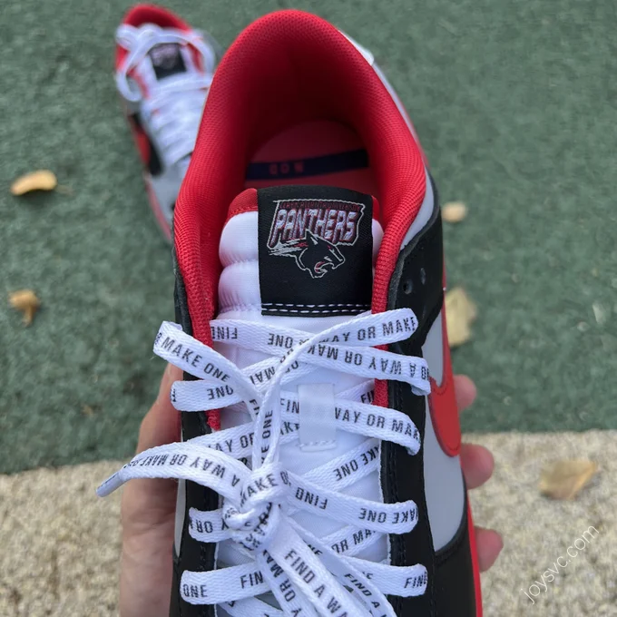 CAU Athletics x Nike Dunk Low Grey Black Red DR6189-001