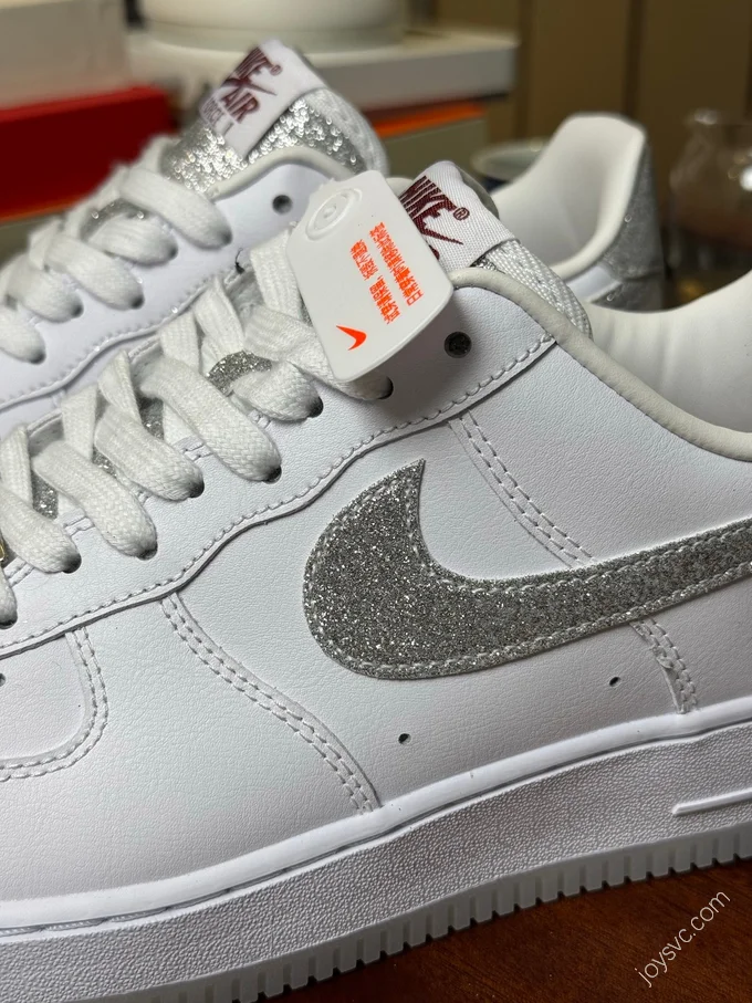 Nike Air Force 1 White Grey Star Shoes HQ3461-191