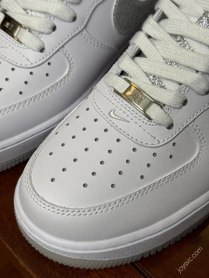 Nike Air Force 1 White Grey Star Shoes HQ3461-191