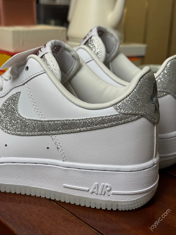 Nike Air Force 1 White Grey Star Shoes HQ3461-191