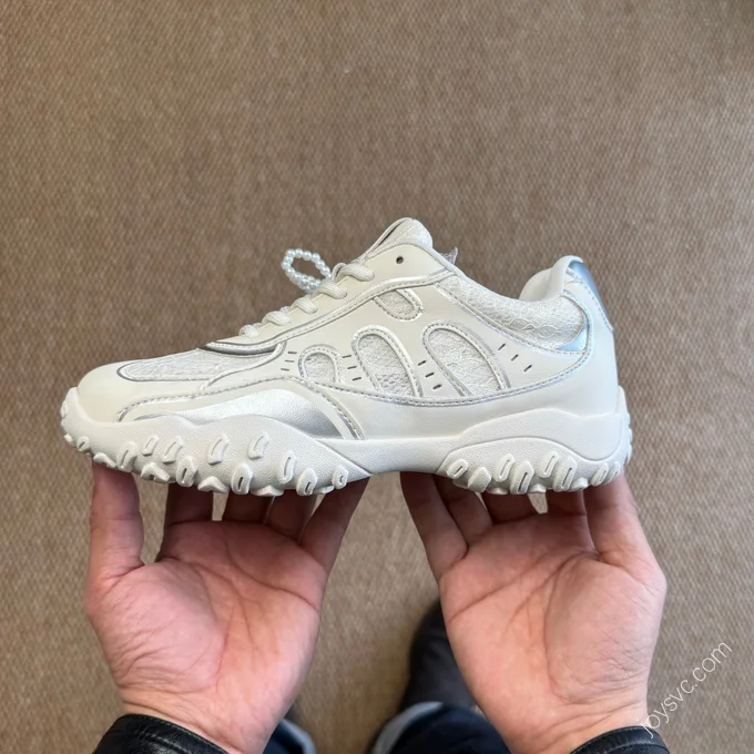 GG-CC Women's Casual Sports Running Shoes White Pearl